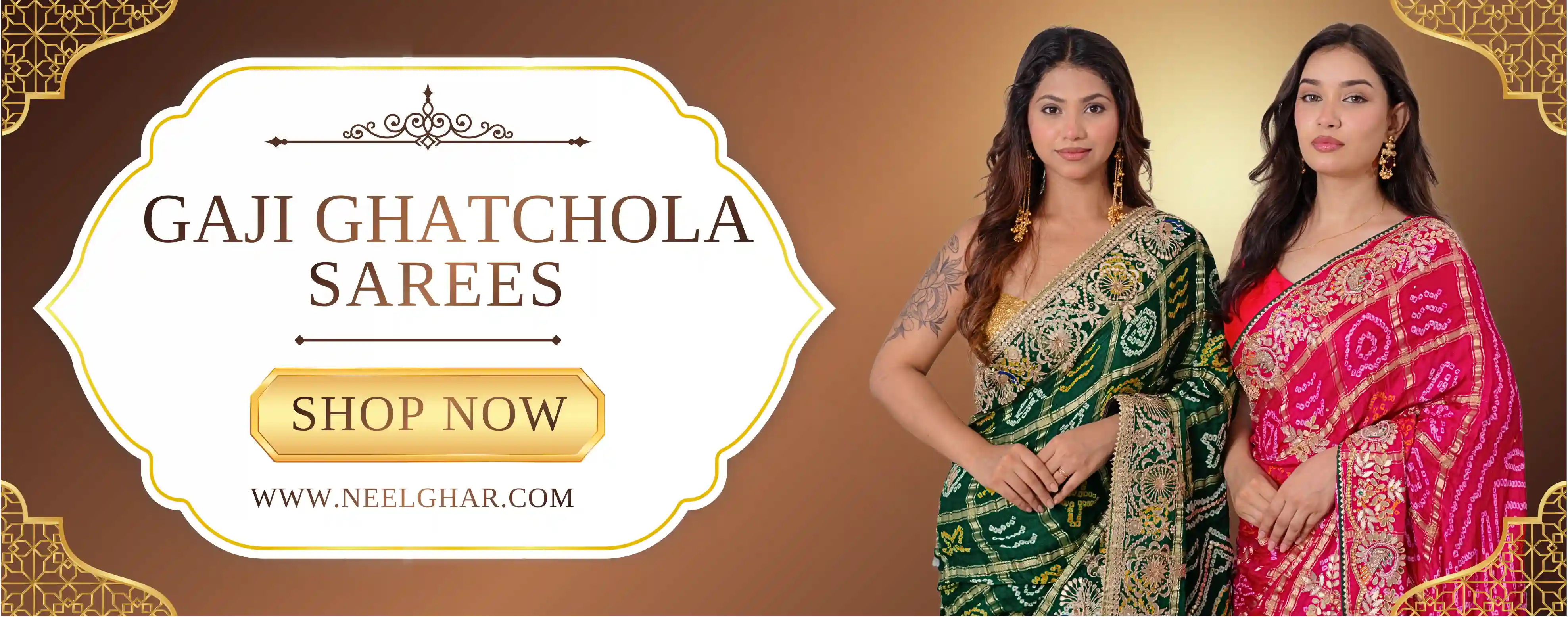 Gaji silk ghatchola saree